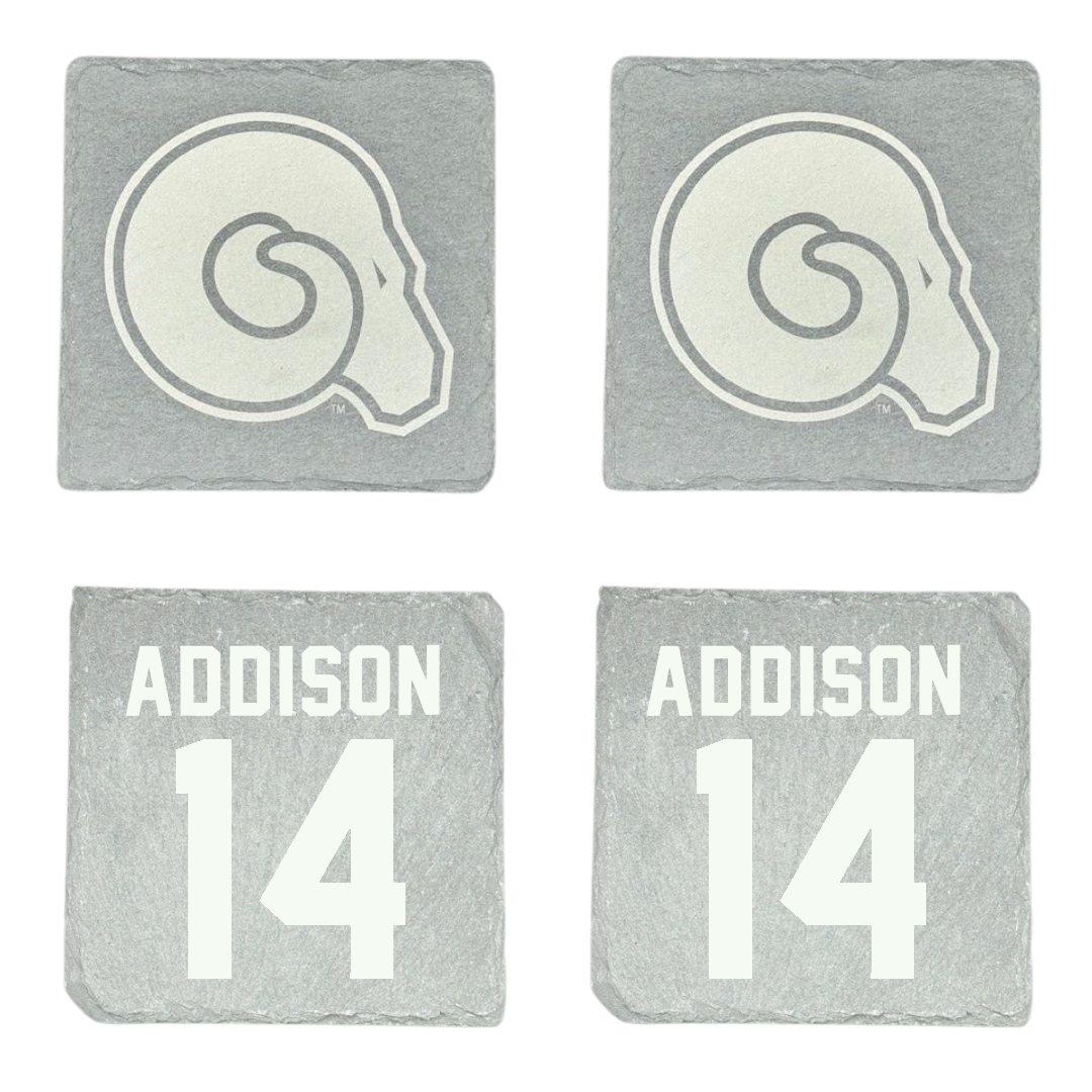 Albany State University Baseball Stone Coaster (4 Pack)  - #14 Luke Addison