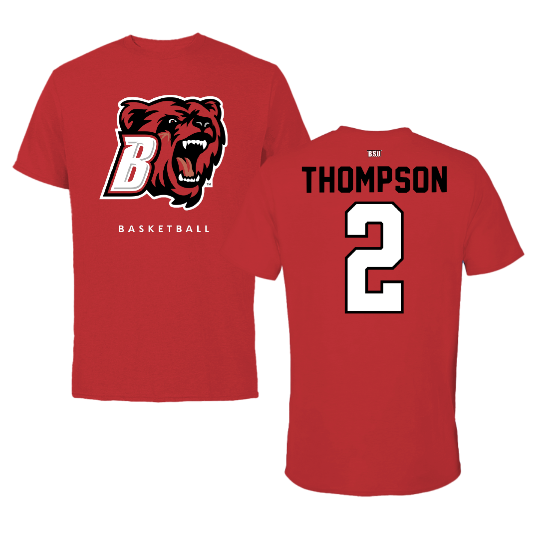 Bridgewater State University Basketball Red Tee - #2 Alexia Thompson