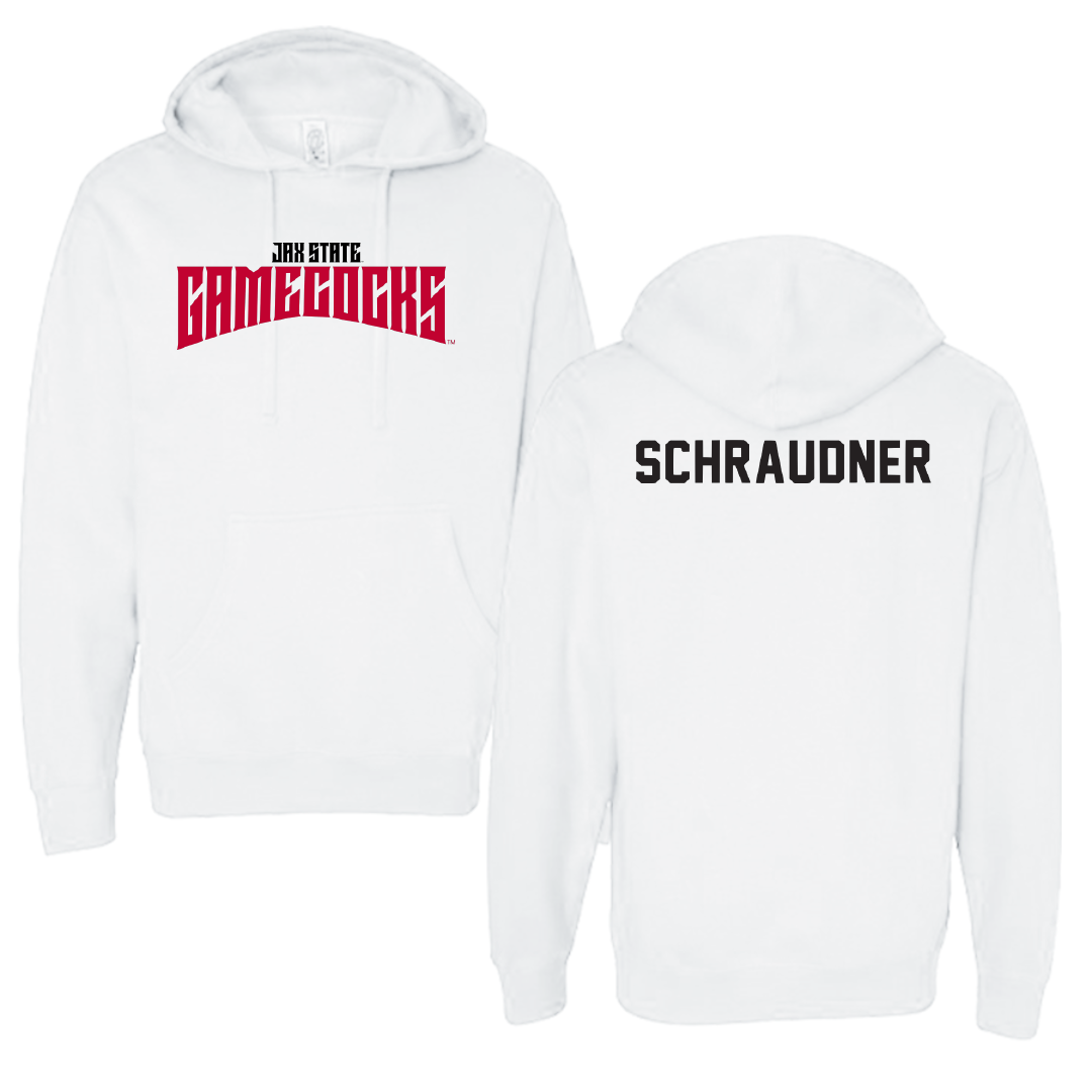 Jacksonville State University TF and XC White Classics Hoodie - Trinity Schraudner