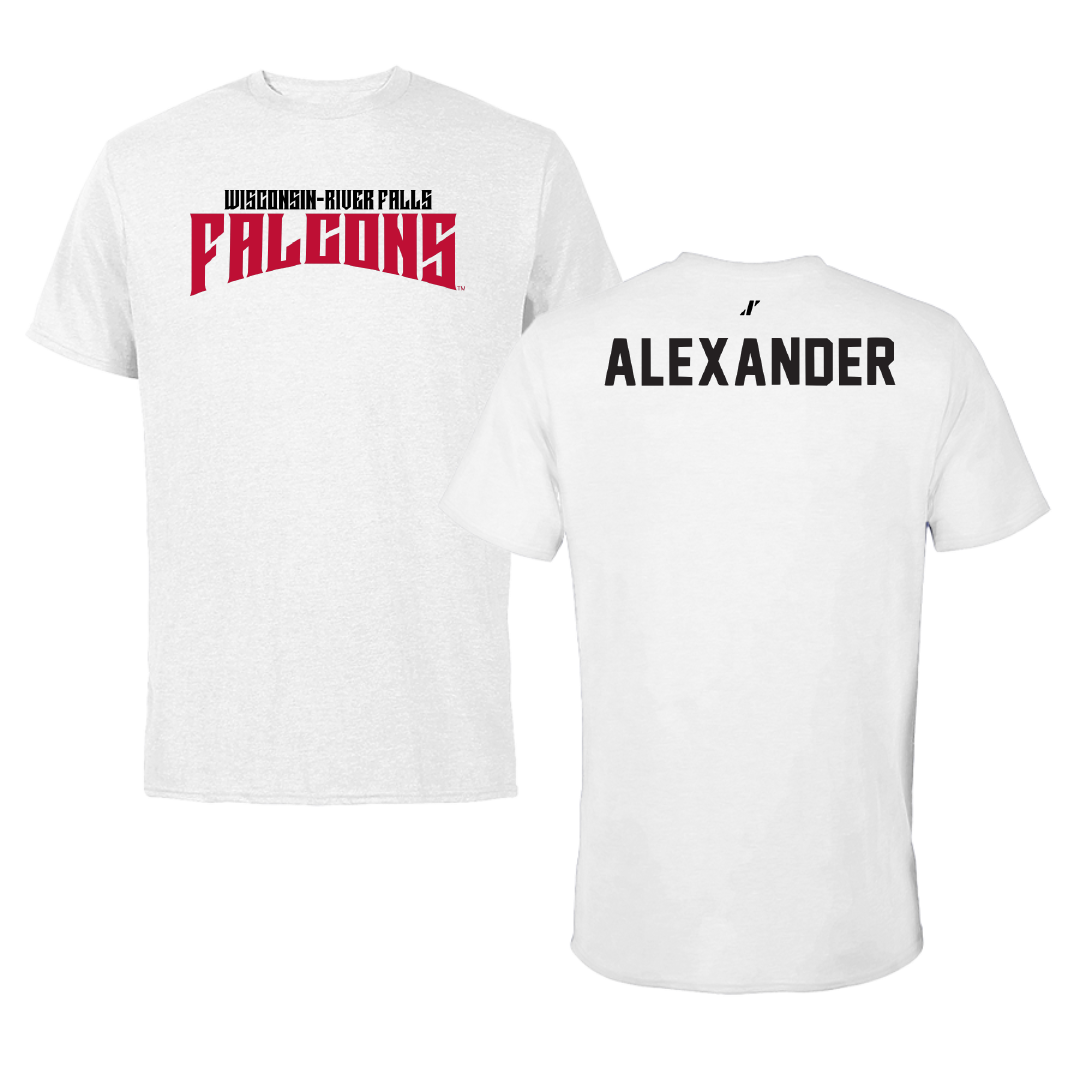 University of Wisconsin-River Falls TF and XC White Classic Tee - Joel Alexander
