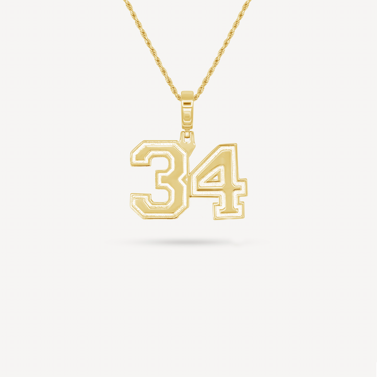Gold Presidents Pendant and Chain - #34 Dawson Ethington