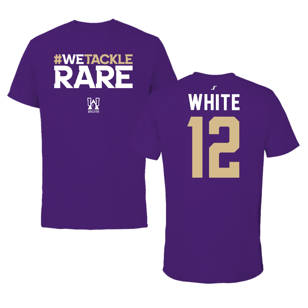 Western Carolina University Baseball Purple Uplifting Athletes Tee - #12 Ryan White