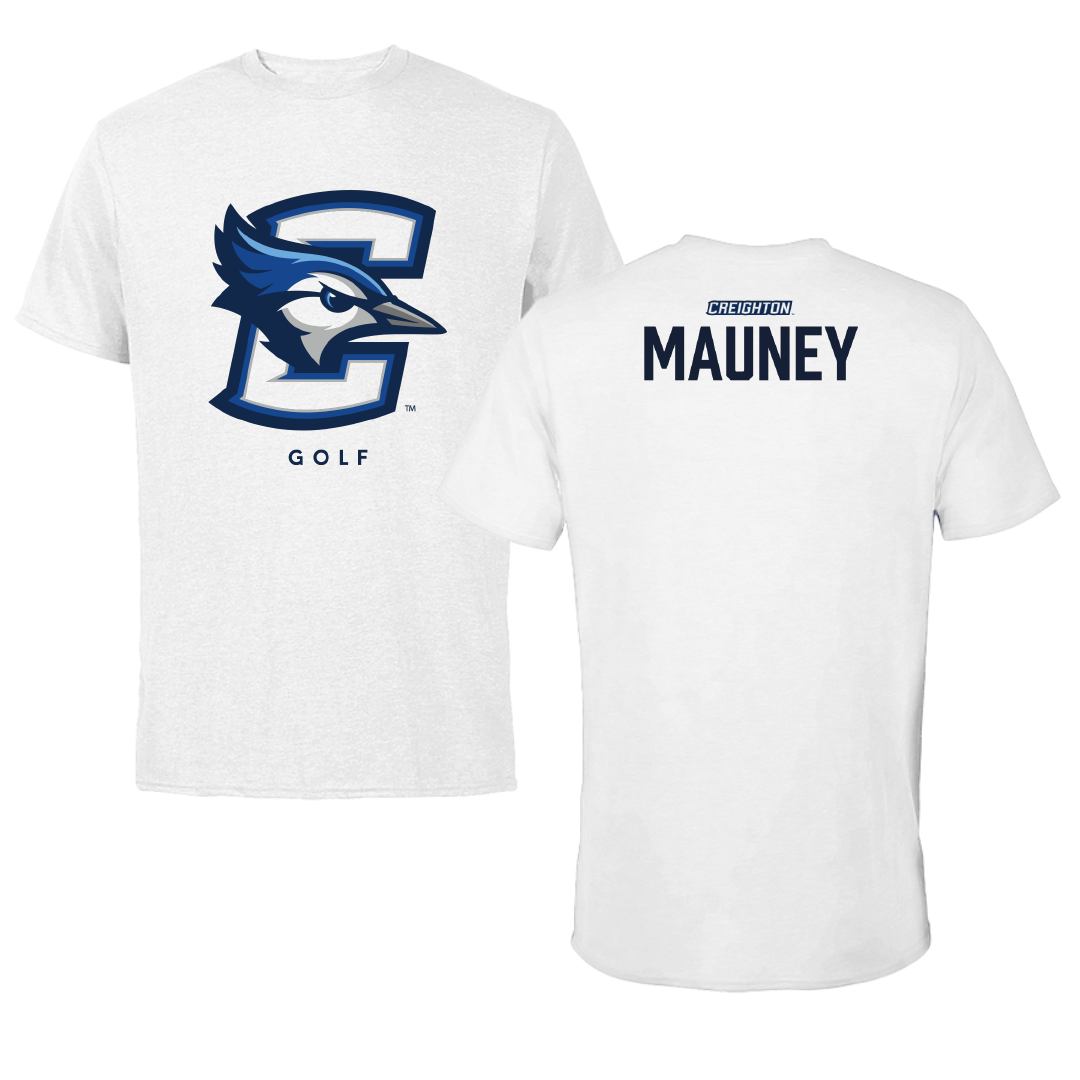 Creighton University Golf White Performance Tee - Radley Mauney