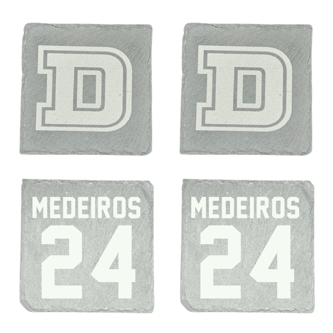 Dean College Soccer Stone Coaster (4 Pack)  - #24 Aydin Medeiros