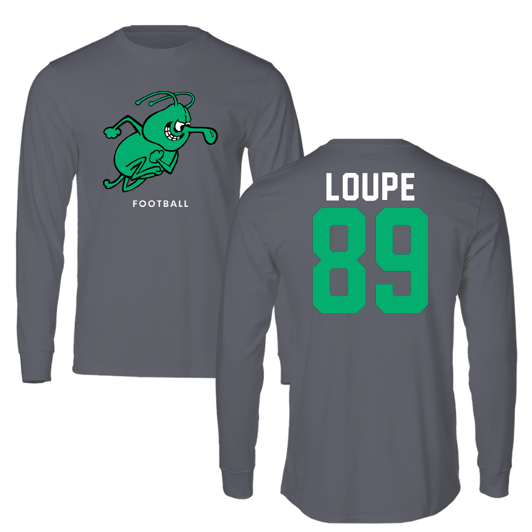 University of Arkansas-Monticello Football Dark Gray Long Sleeve - #89 Cody Loupe