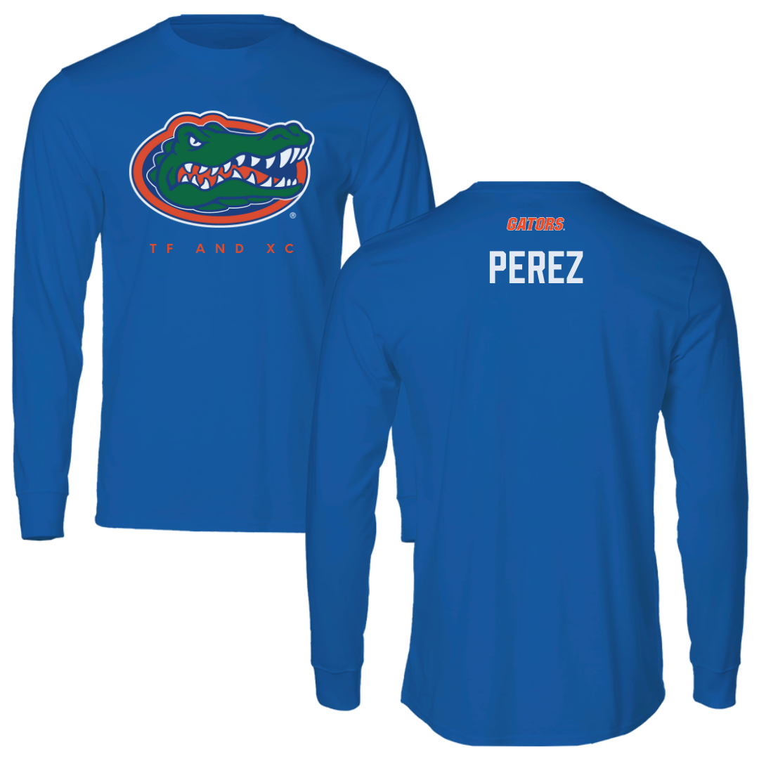 University of Florida TF and XC Blue Mascot Performance Long Sleeve - Angelina Perez