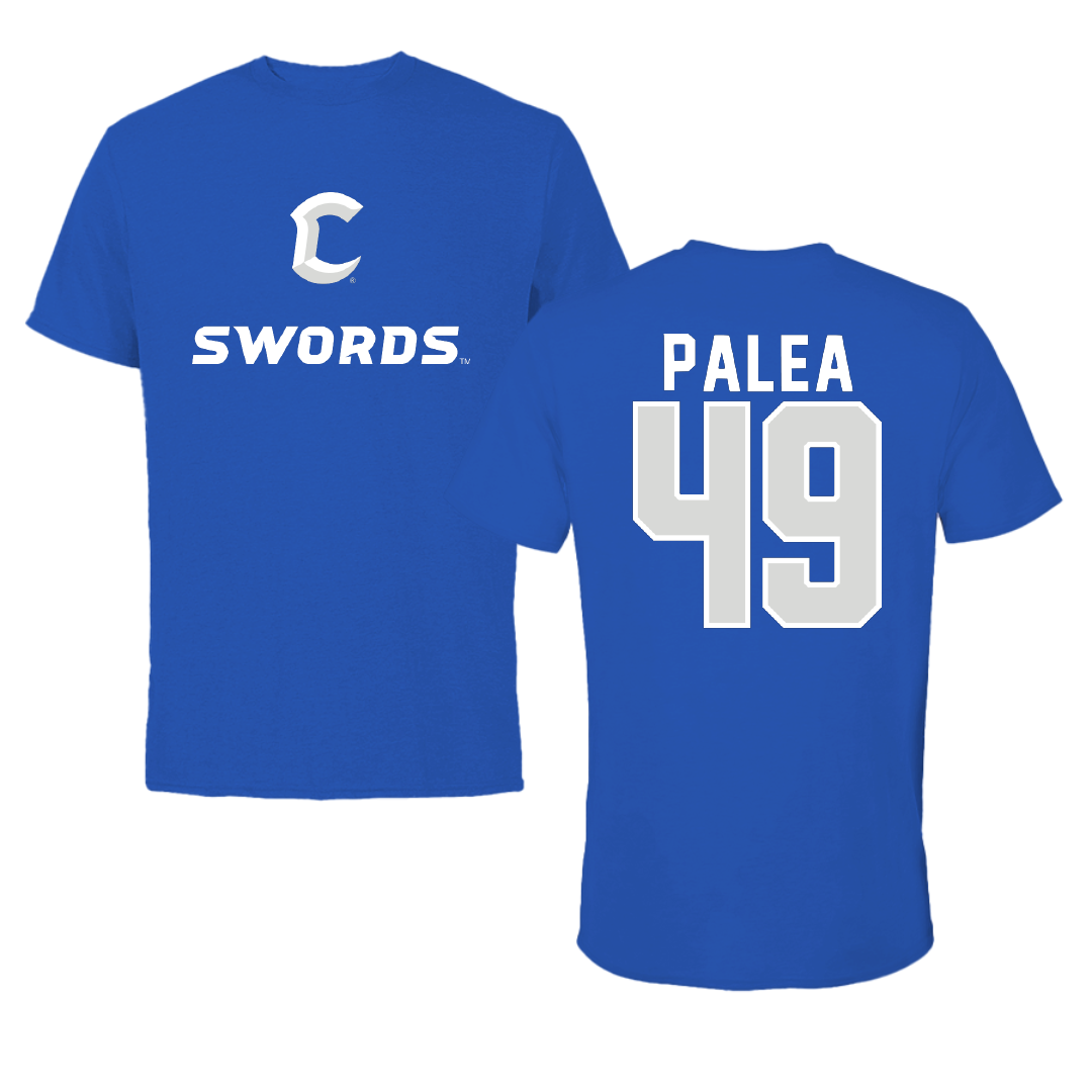 Chaminade University Baseball Blue Performance Tee - #49 Zion Palea