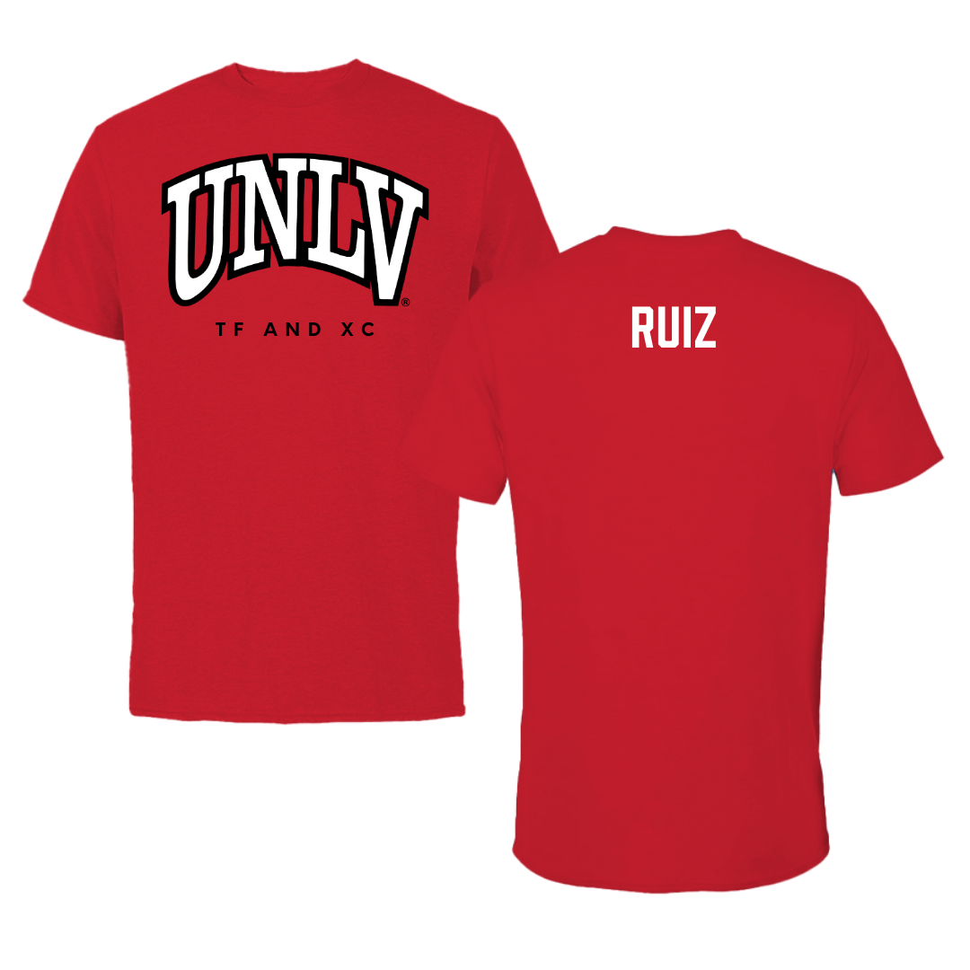 University of Nevada-Las Vegas TF and XC Red Tee - Natalia Ruiz