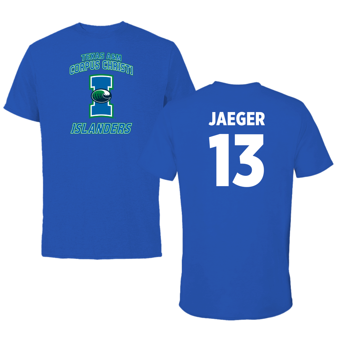 Texas A&M University-Corpus Christi Volleyball Blue Islanders Performance Tee - #13 Brooklyn Jaeger