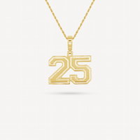 Gold Presidents Pendant and Chain - #25 Brianna McPike
