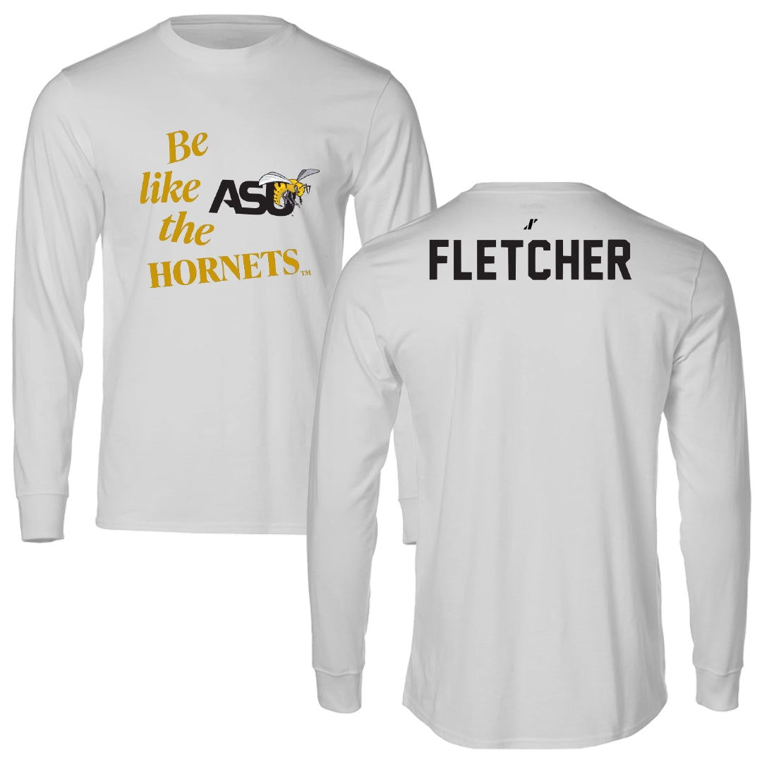 Alabama State University Golf Light Gray Be Like Us Performance Long Sleeve - Carmen Fletcher