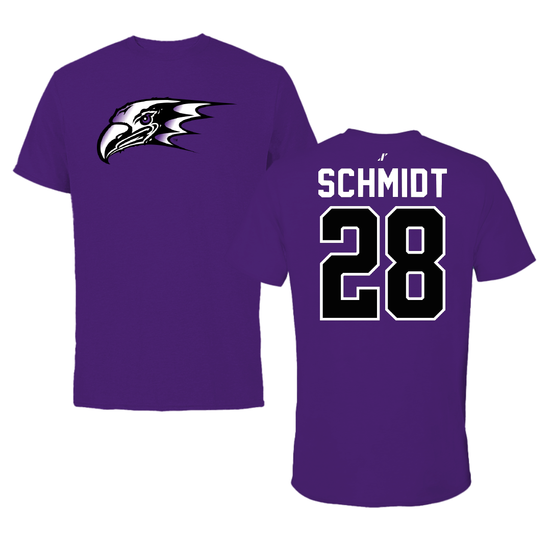 Niagara University Soccer Purple Tee - #28 Izzy Schmidt