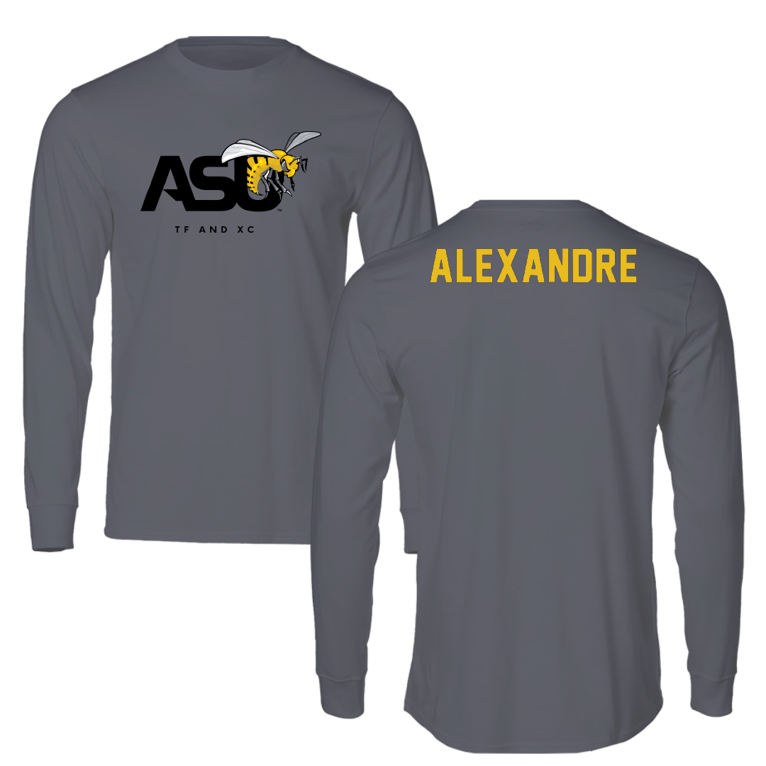 Alabama State University TF and XC Dark Gray Long Sleeve - Natyia Alexandre