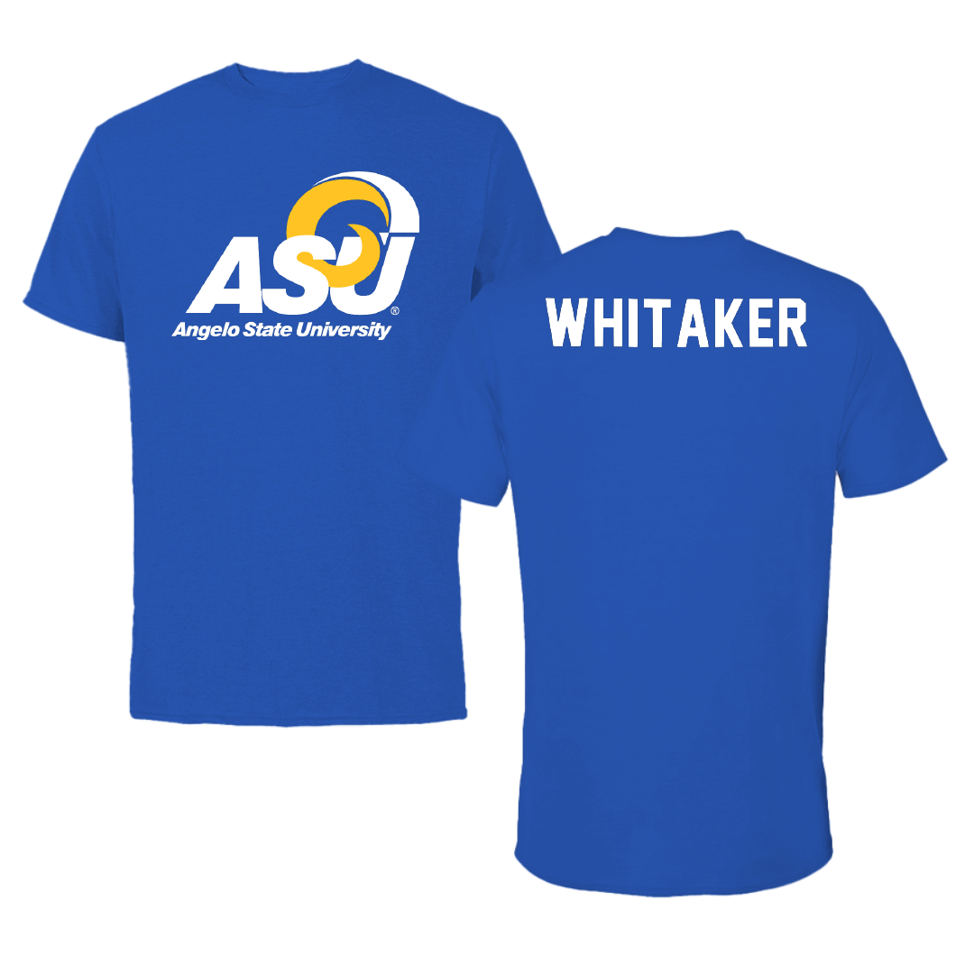 Angelo State University Cheer Blue Tee - Faith Whitaker