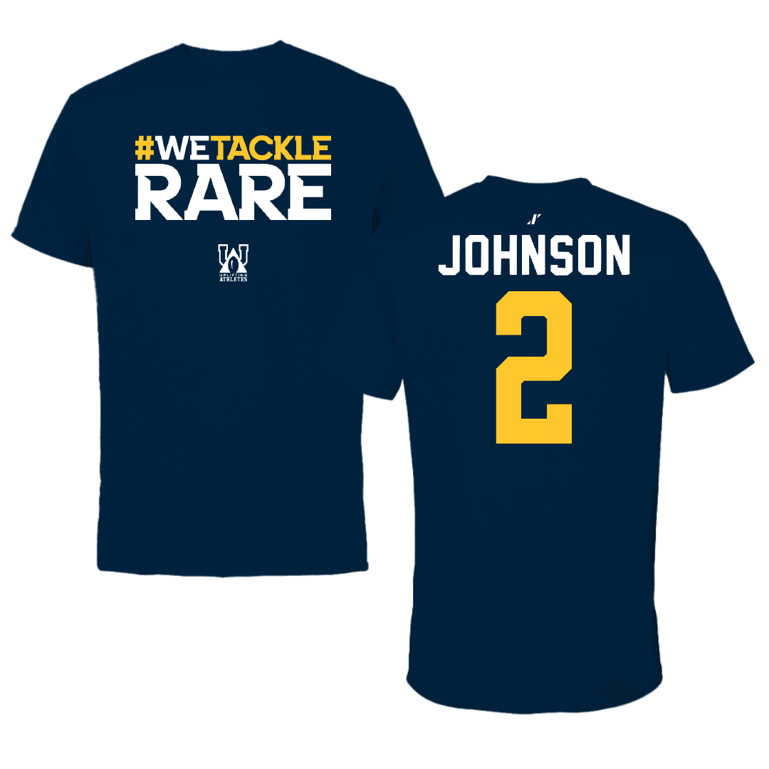 East Tennessee State University Basketball Navy Uplifting Athletes Tee - #2 Maki Johnson