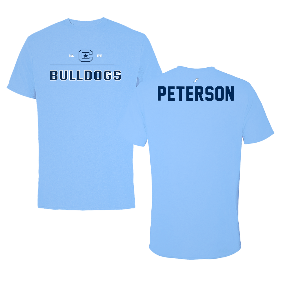 The Citadel Wrestling Carolina Blue General Tee - Lance Peterson