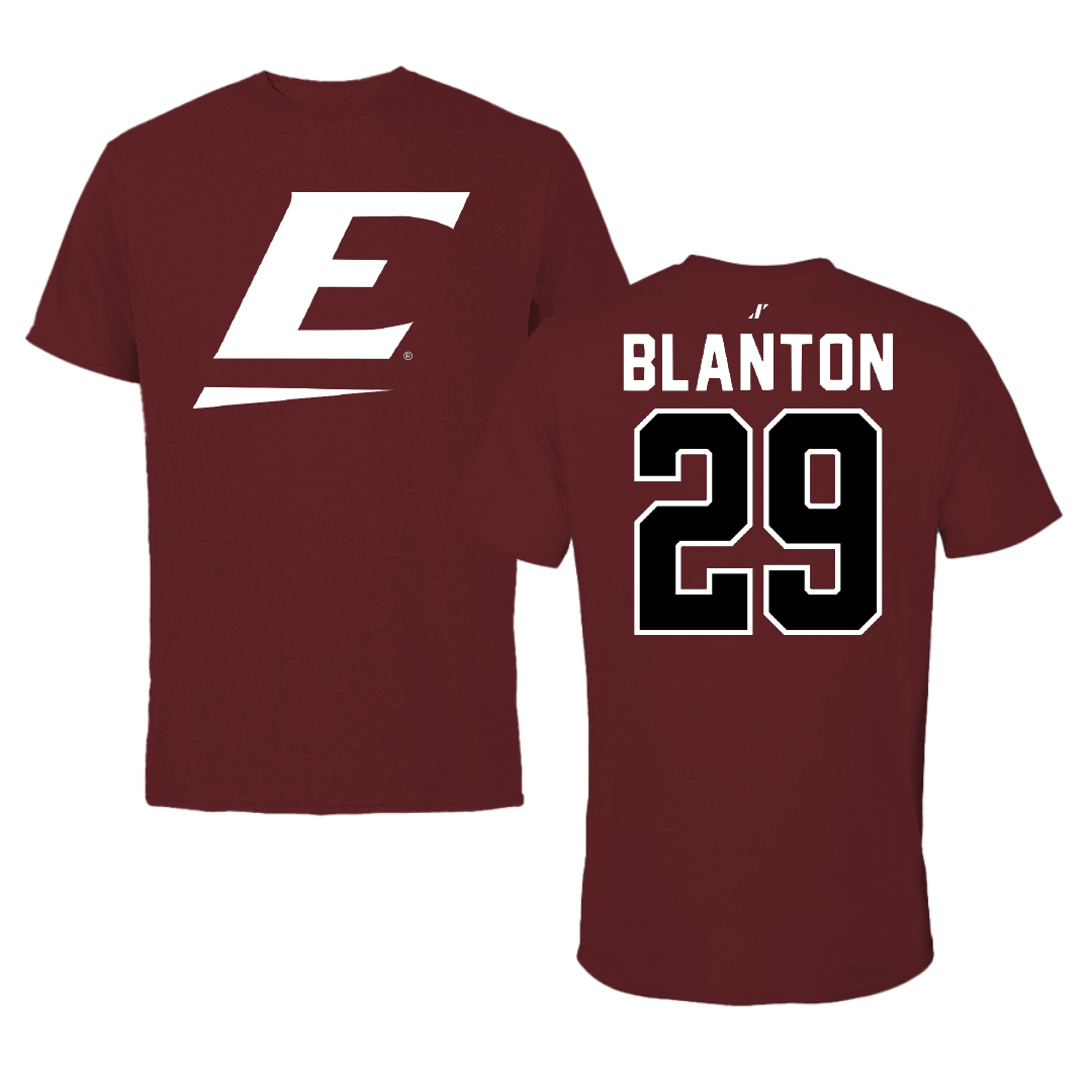 Eastern Kentucky University Baseball Maroon Tee - #29 Brock Blanton