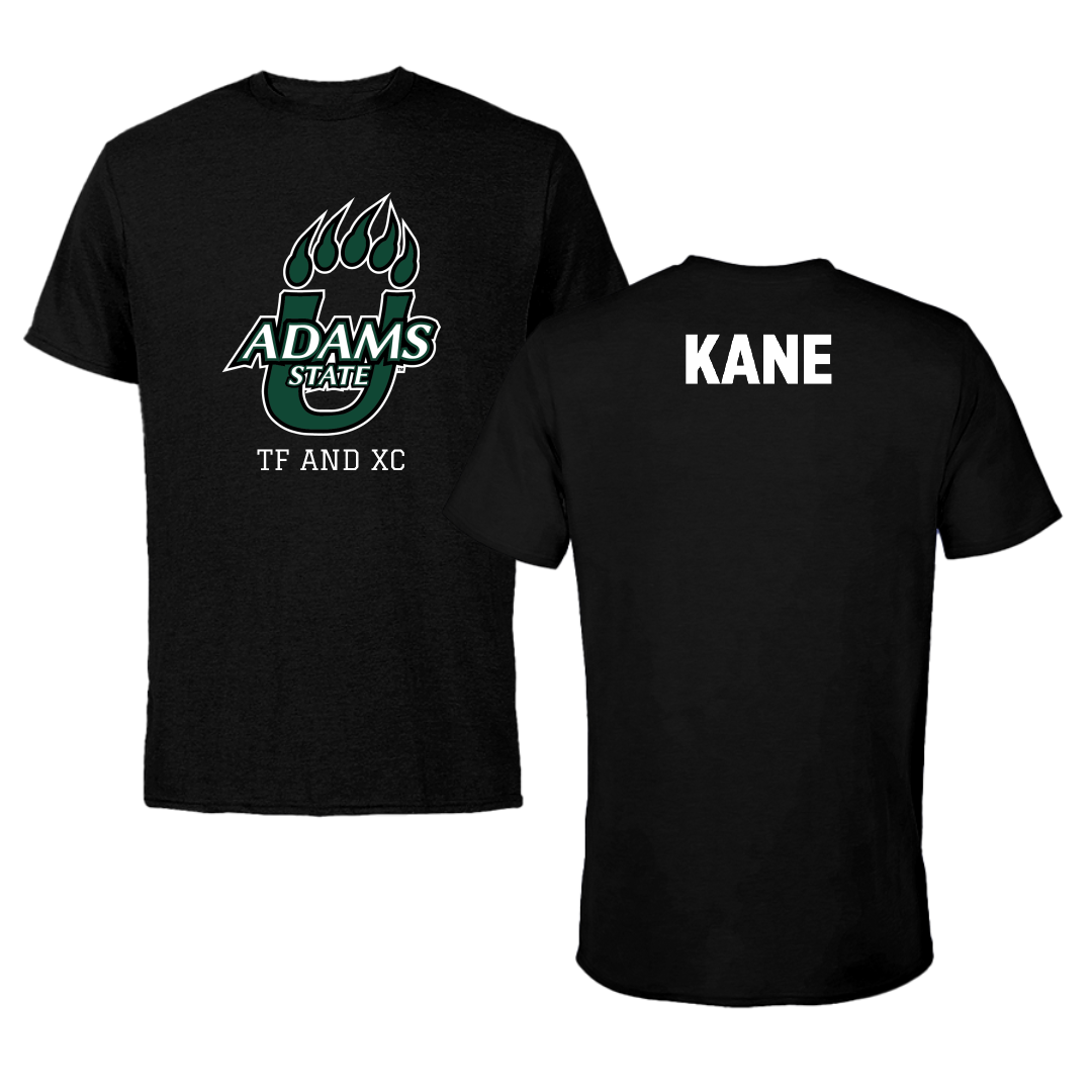 Adams State University TF and XC Black State Tee - Aziz Kane