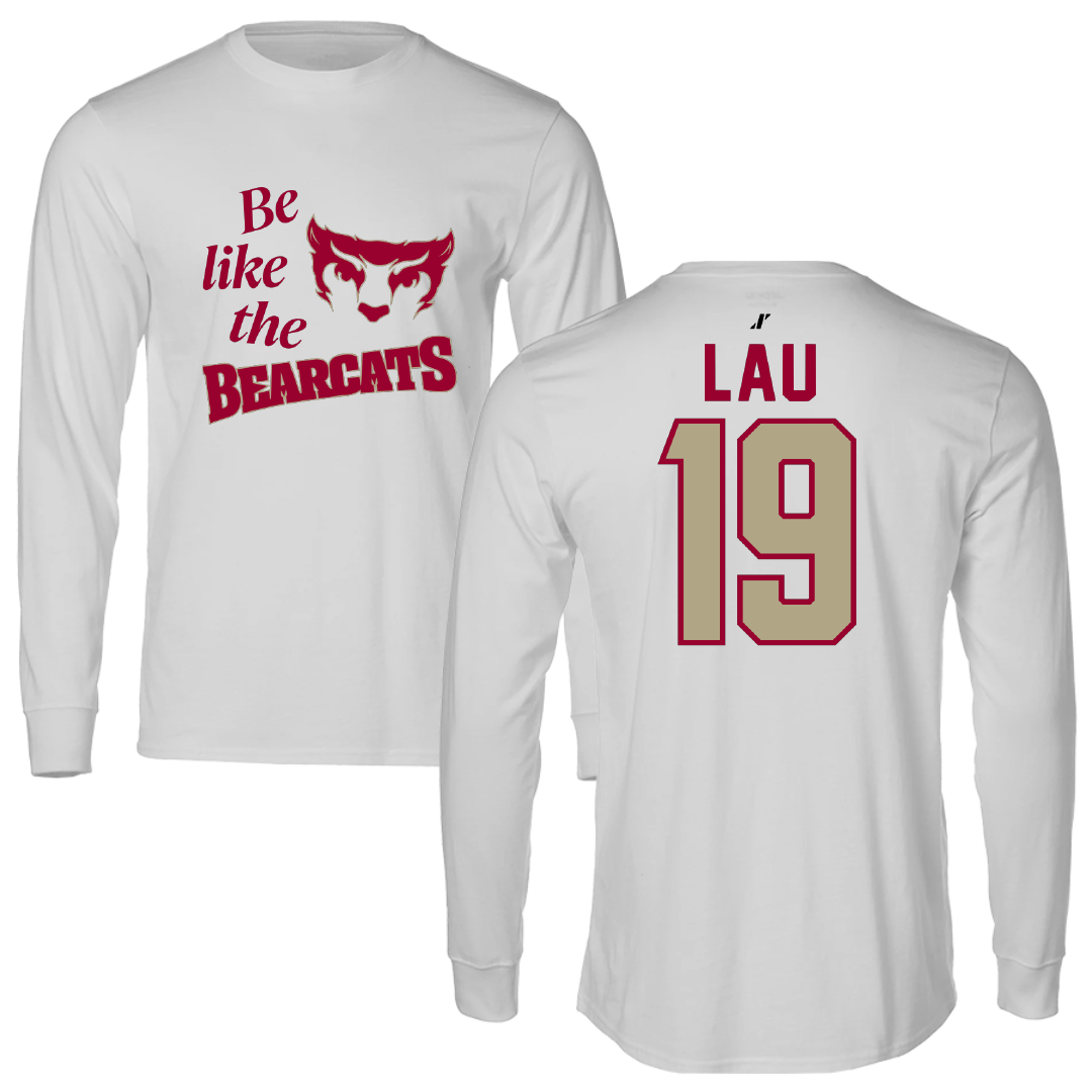 Willamette University Baseball Light Gray Be Like Us Long Sleeve - #19 Preston Lau
