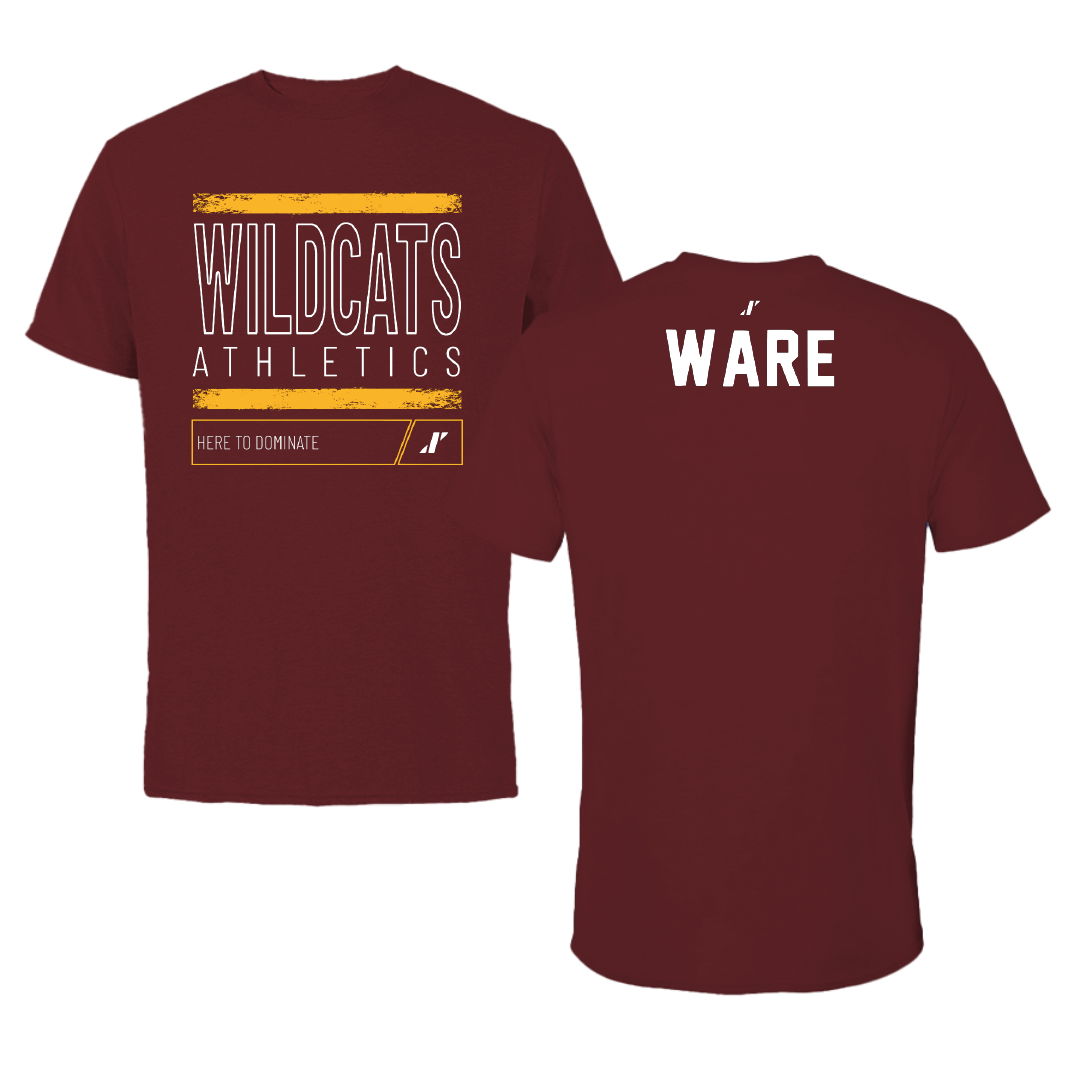 Bethune-Cookman University TF and XC Maroon Dominate Tee - Raziyah Ware