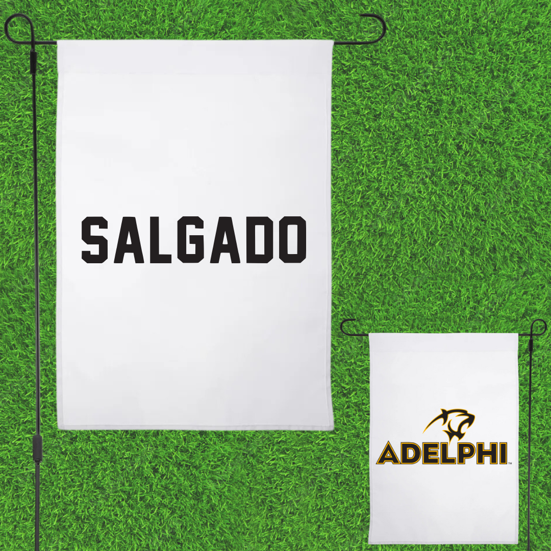 Adelphi University Dance White Garden Flag - Gabriella Salgado