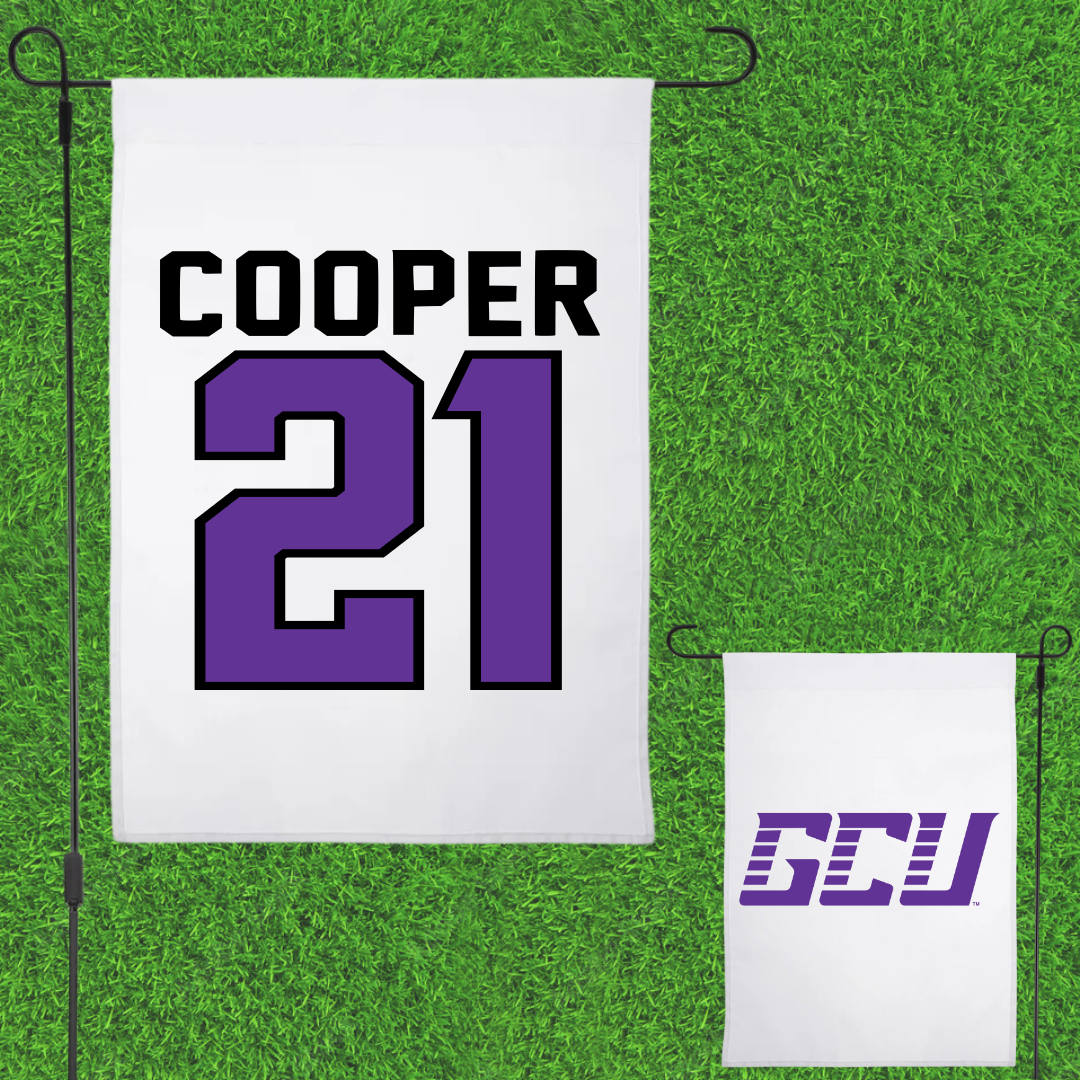 Grand Canyon University Softball White Garden Flag - #21 Jada Cooper