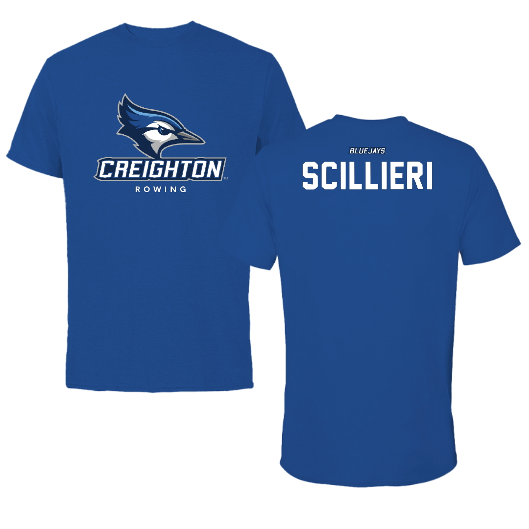 Creighton University Rowing Blue Performance Tee - Cristiana Scillieri