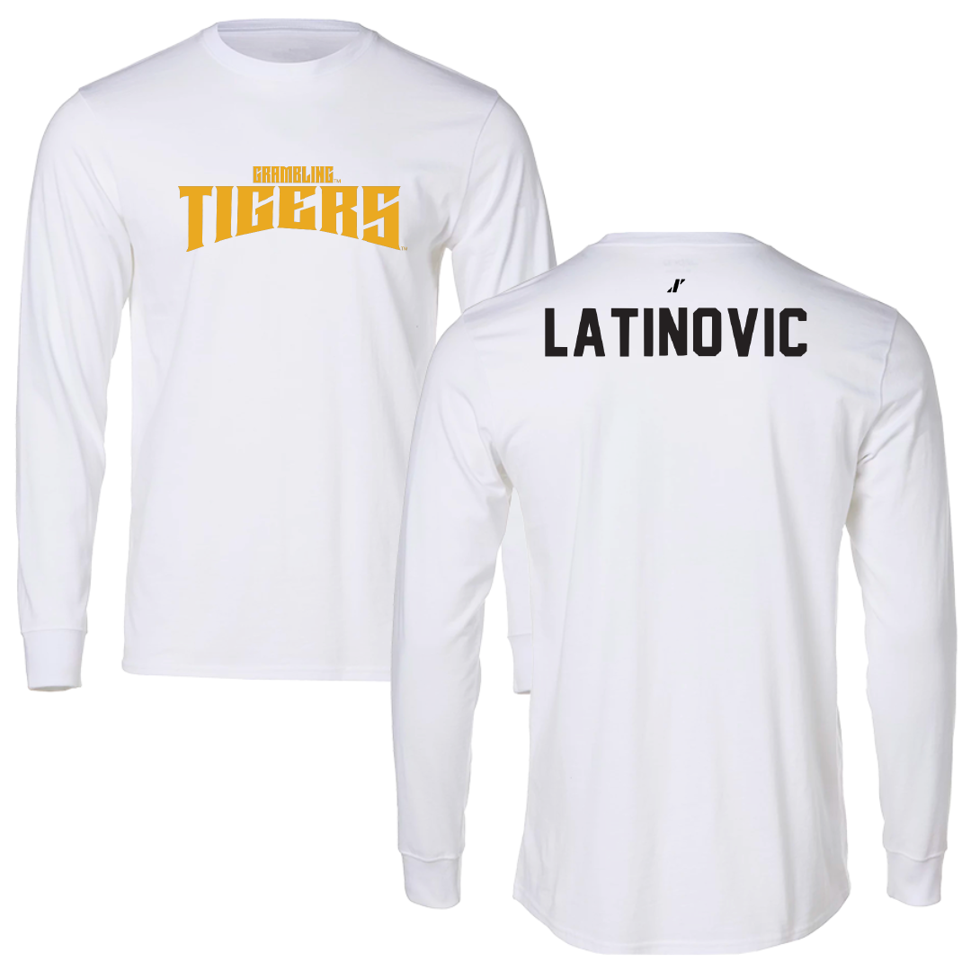 Grambling State University Tennis White Classic Long Sleeve - Jovana Latinovic