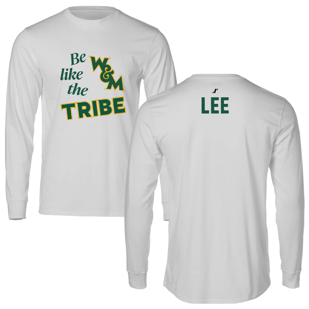 William & Mary Gymnastics Light Gray Be Like Us Long Sleeve - Sam Lee