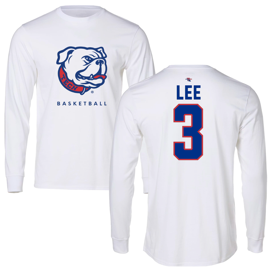 Louisiana Tech University Basketball White Long Sleeve - #3 Robyn Lee