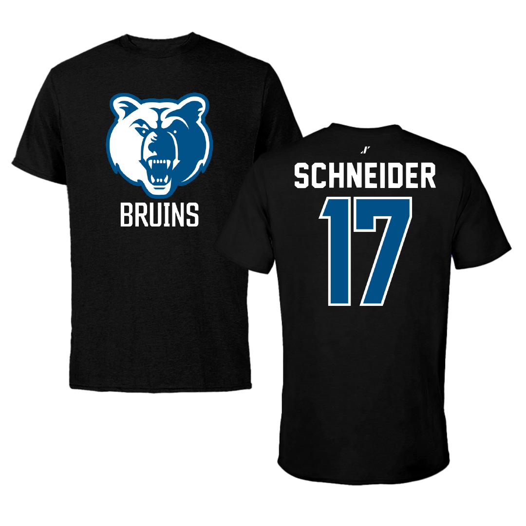 Salt Lake Community College Softball Black Performance Tee - #17 Makaila Schneider