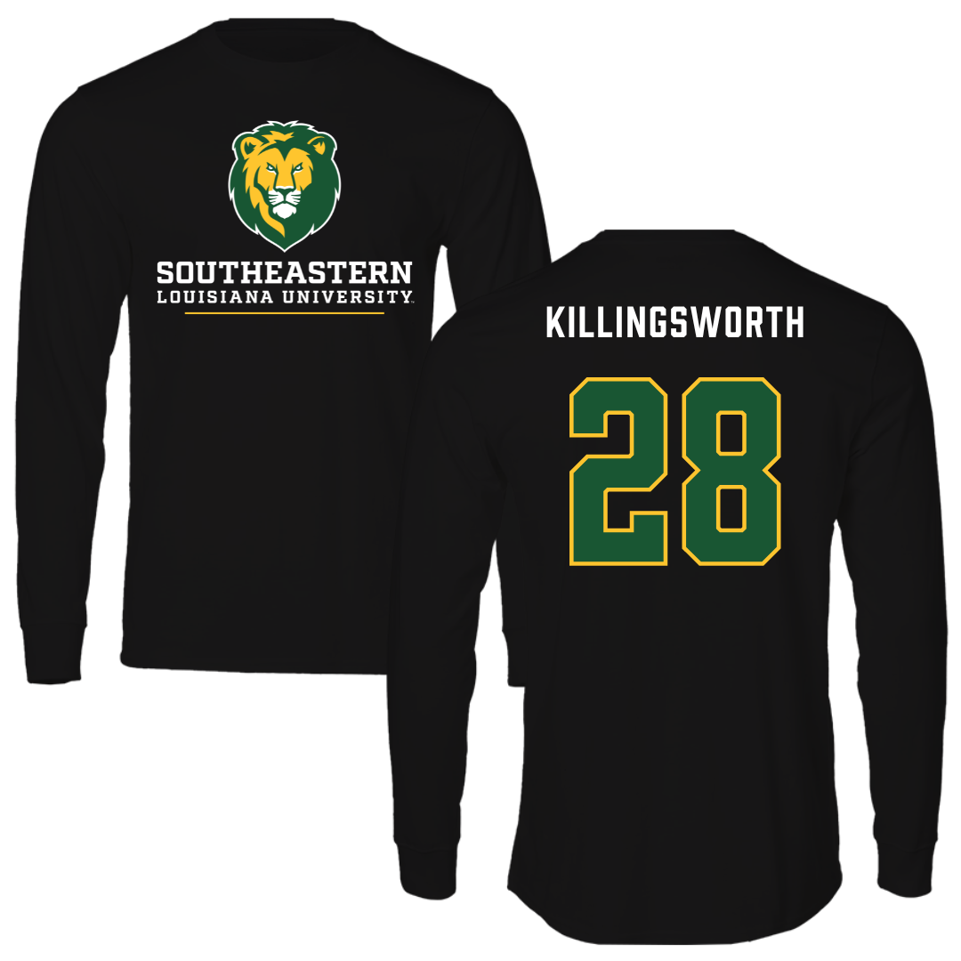 Southeastern Louisiana University Baseball Black Long Sleeve - #28 Jake Killingsworth