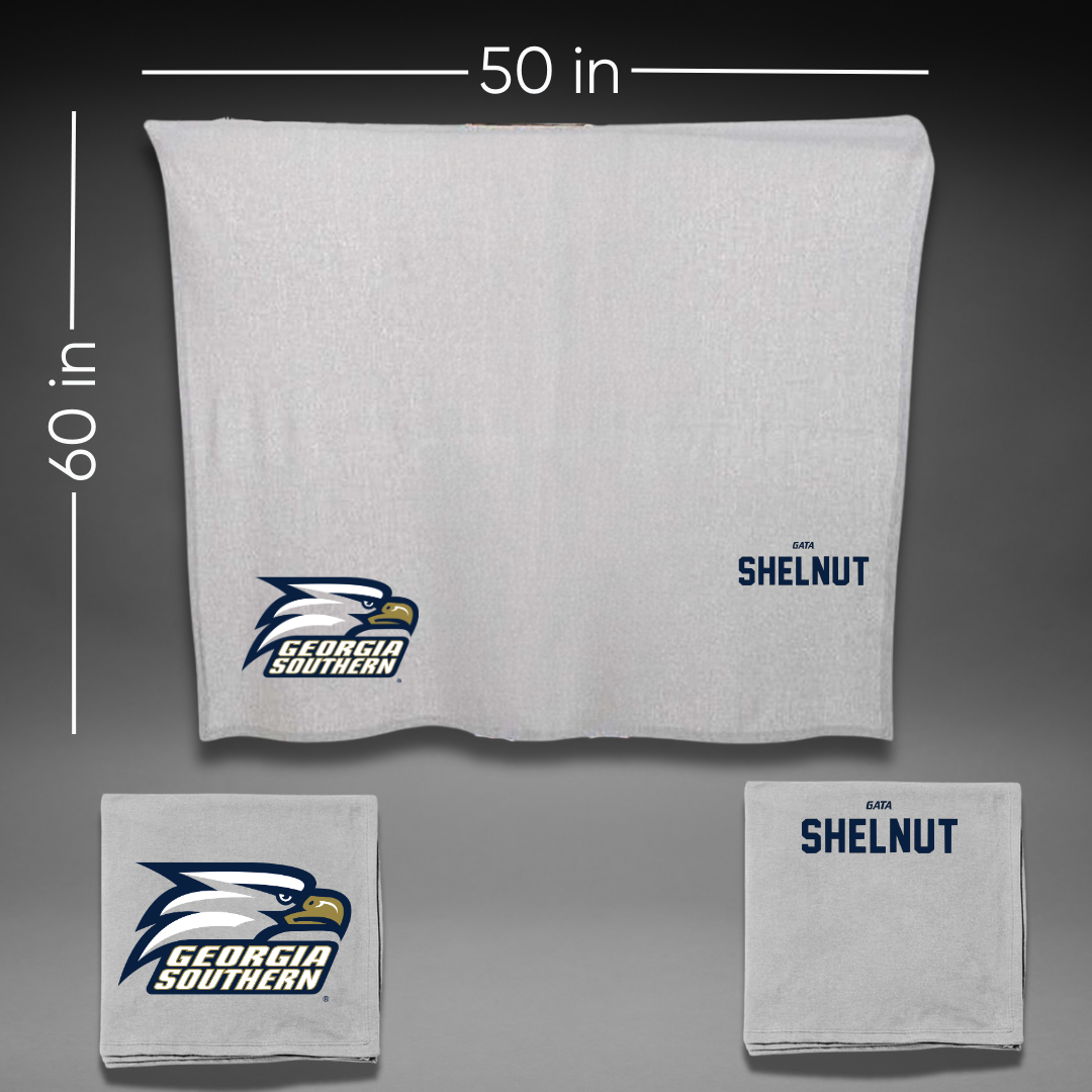 Georgia Southern University TF and XC Gray Blanket - Maci Shelnut