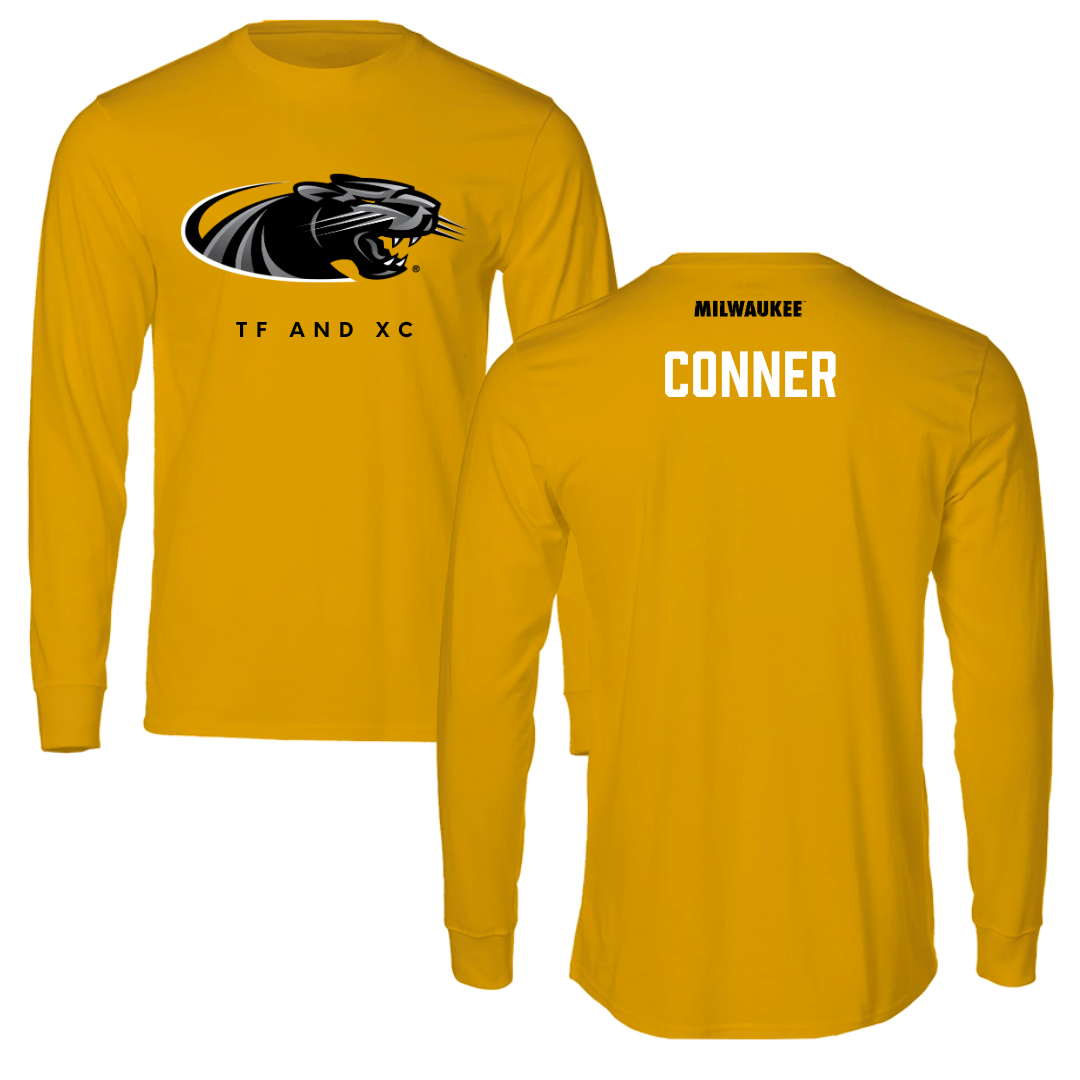 University of Wisconsin-Milwaukee TF and XC Gold Performance Long Sleeve - Claudia Conner