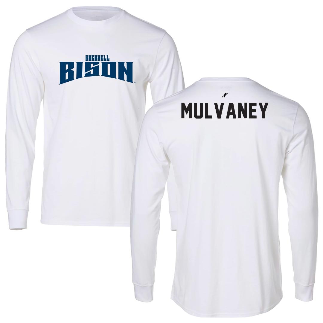 Bucknell University Wrestling White Classic Long Sleeve - Noah Mulvaney