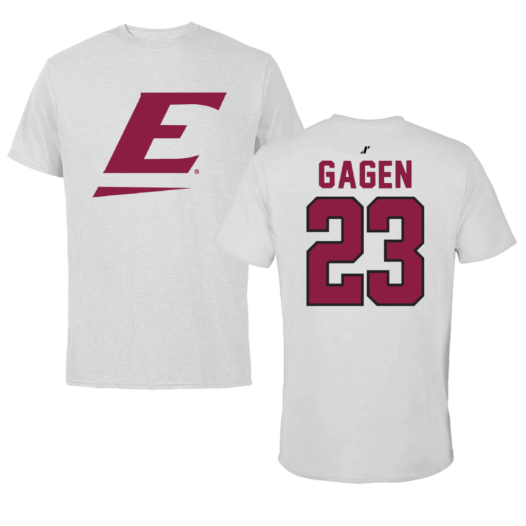 Eastern Kentucky University Baseball Light Gray Tee - #23 Bradley Gagen