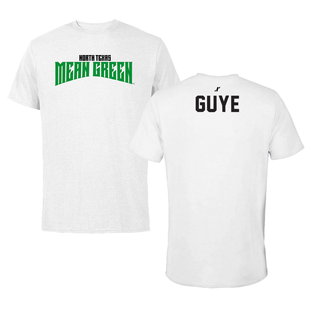 University of North Texas TF and XC White Classic Tee - Payton Guye