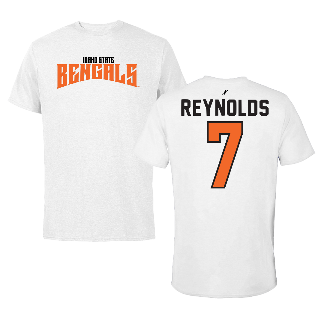 Idaho State University Football White Classic Tee - #7 Nathan Reynolds