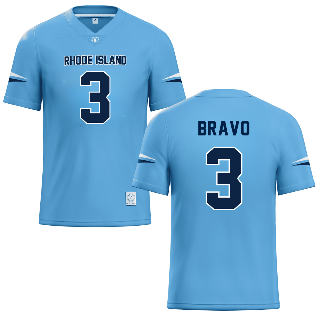 University of Rhode Island Blue Lacrosse Jersey - #3 Emma Bravo
