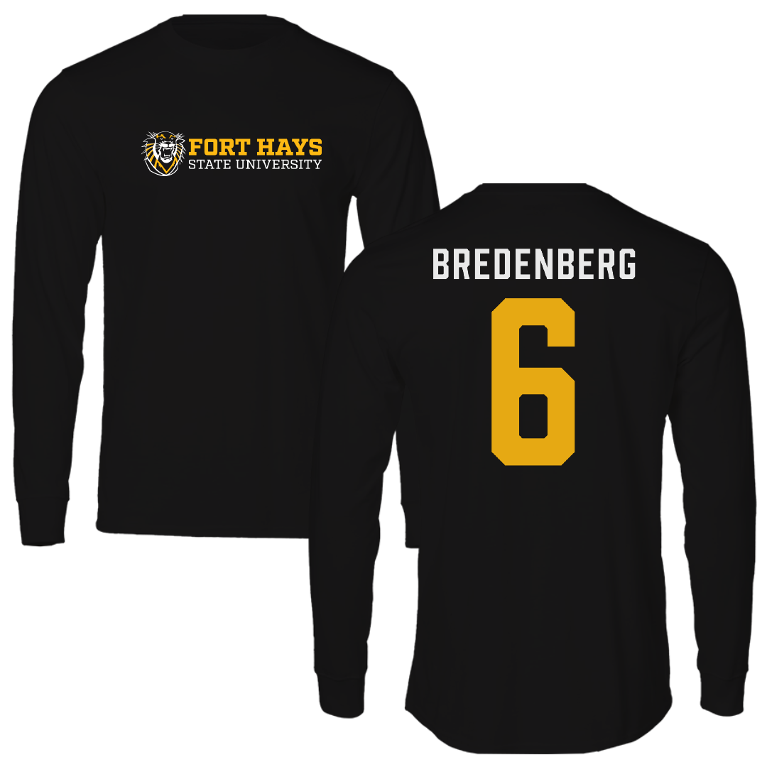 Fort Hays State University Soccer Black Long Sleeve - #6 Jordyn Bredenberg