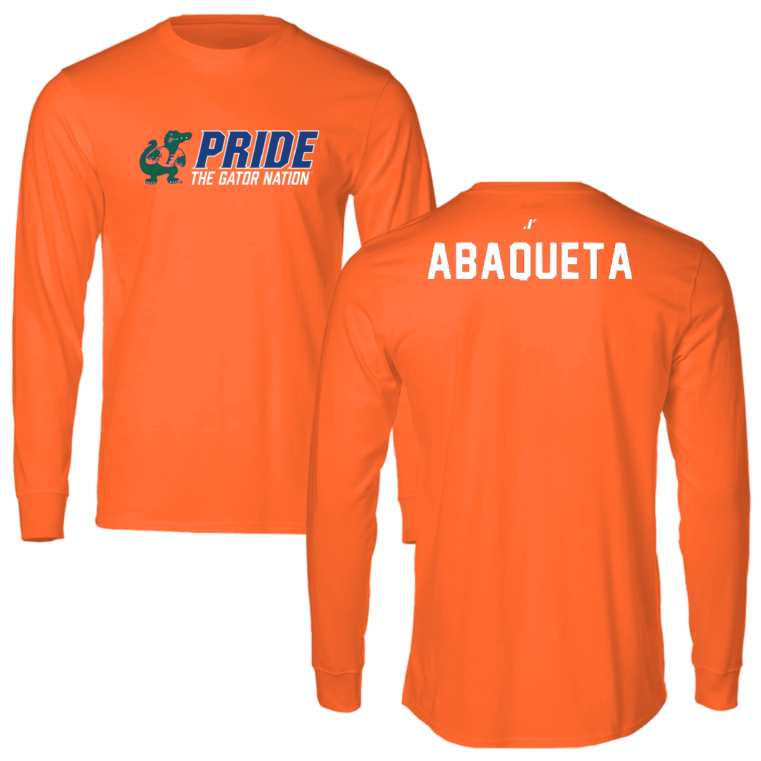 University of Florida Swimming & Diving Orange General Long Sleeve - Cameron Abaqueta