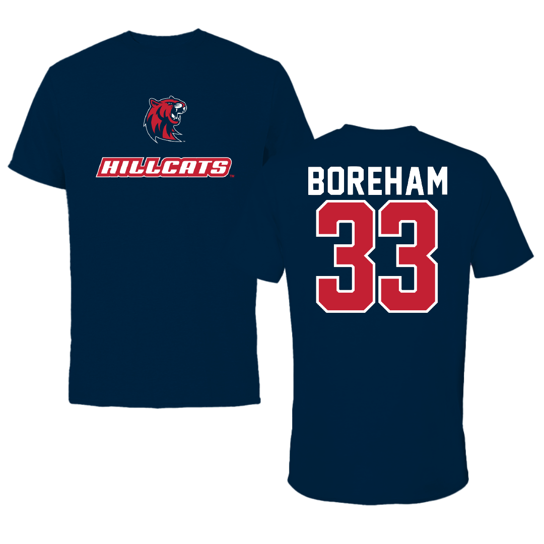 Rogers State University Soccer Navy Tee - #33 Jackson Boreham