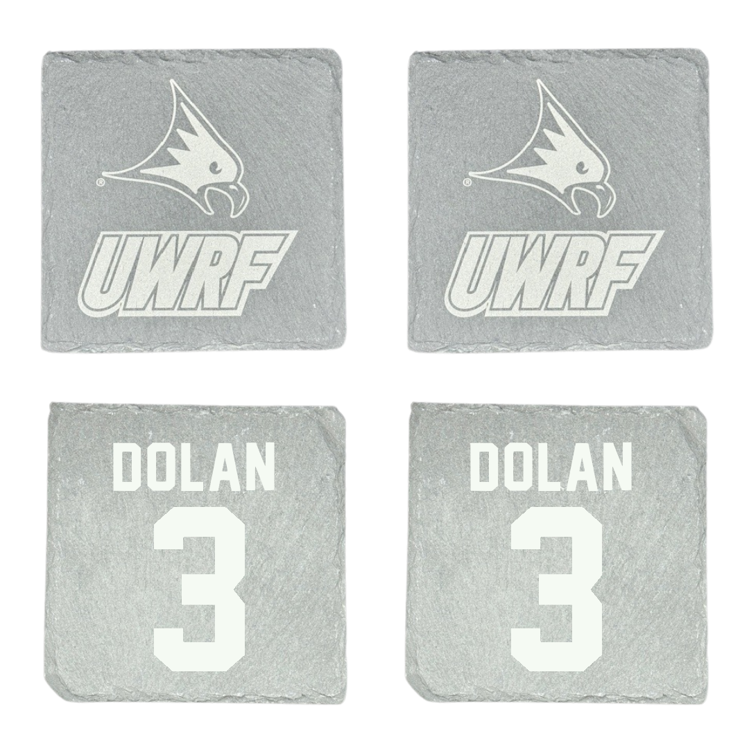 University of Wisconsin-River Falls Softball Stone Coaster (4 Pack)  - #3 Kayla Dolan