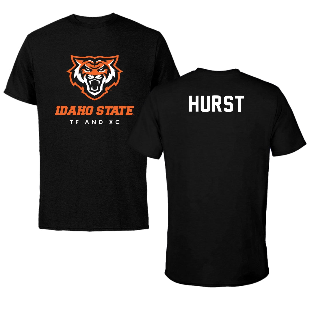 Idaho State University TF and XC Black Performance Tee - Braxton Hurst