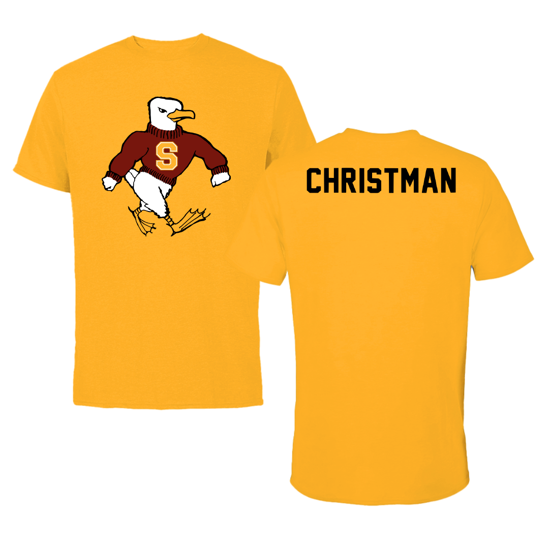 Salisbury University TF and XC Gold Performance Tee - Emma Christman