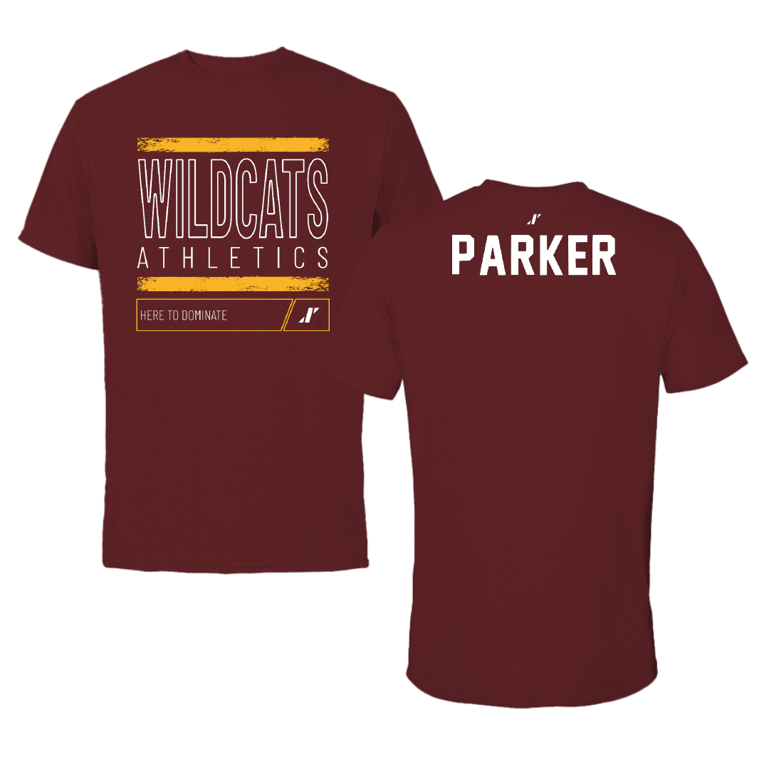 Bethune-Cookman University TF and XC Maroon Dominate Performance Tee - Mychaela Parker