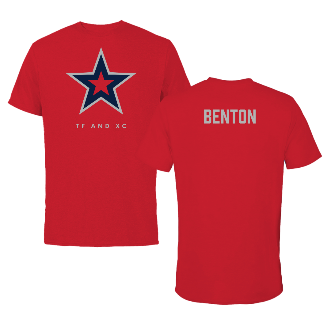 Robert Morris University TF and XC Red Performance Tee - Ny'Asia Benton