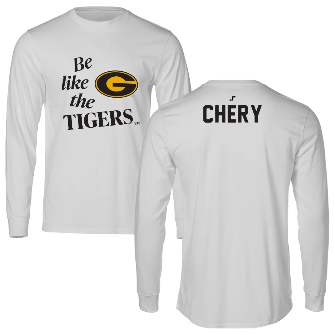 Grambling State University TF and XC Light Gray Be Like Us Performance Long Sleeve - Quincy Chery