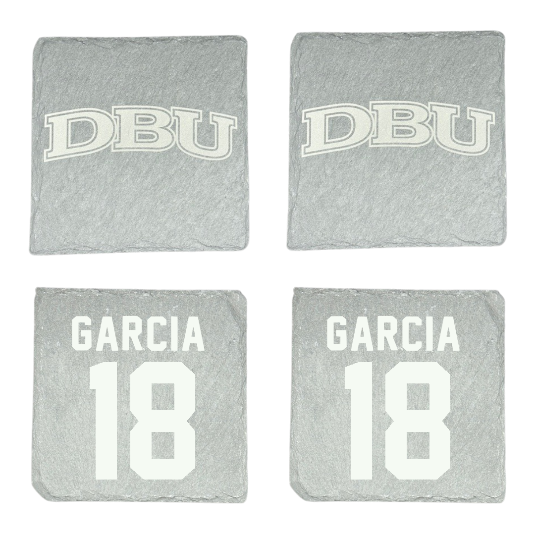Dallas Baptist University STUNT Stone Coaster (4 Pack)  - #18 Robbie Garcia