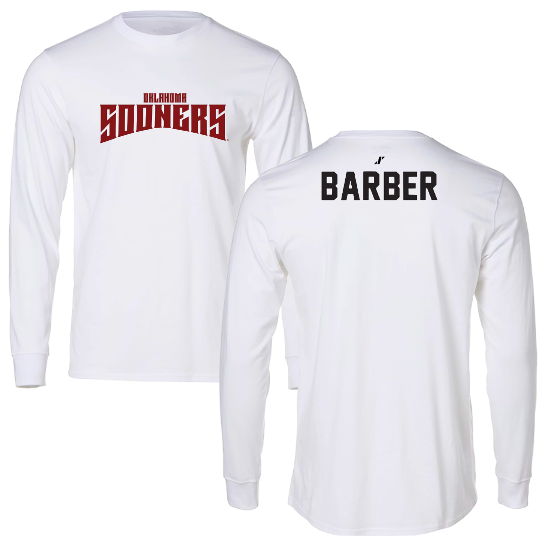 University of Oklahoma Golf White Classic Long Sleeve - Savannah Barber